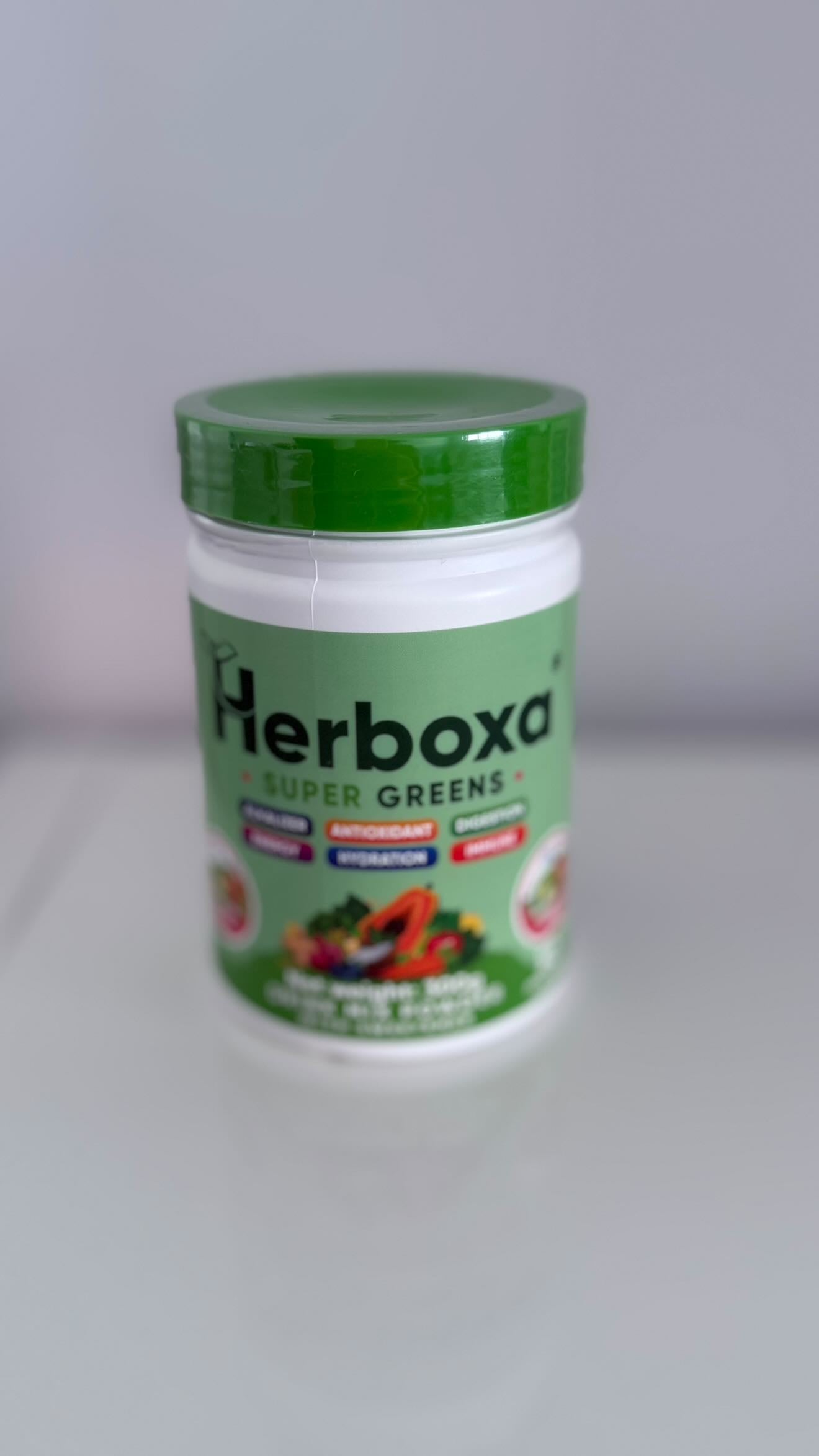 Herboxa SUPER GREENS - Morango & Kiwi